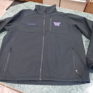 Columbia Jacket Rainproof XL Sportswear Univ of Washington Athletic Jacket UW